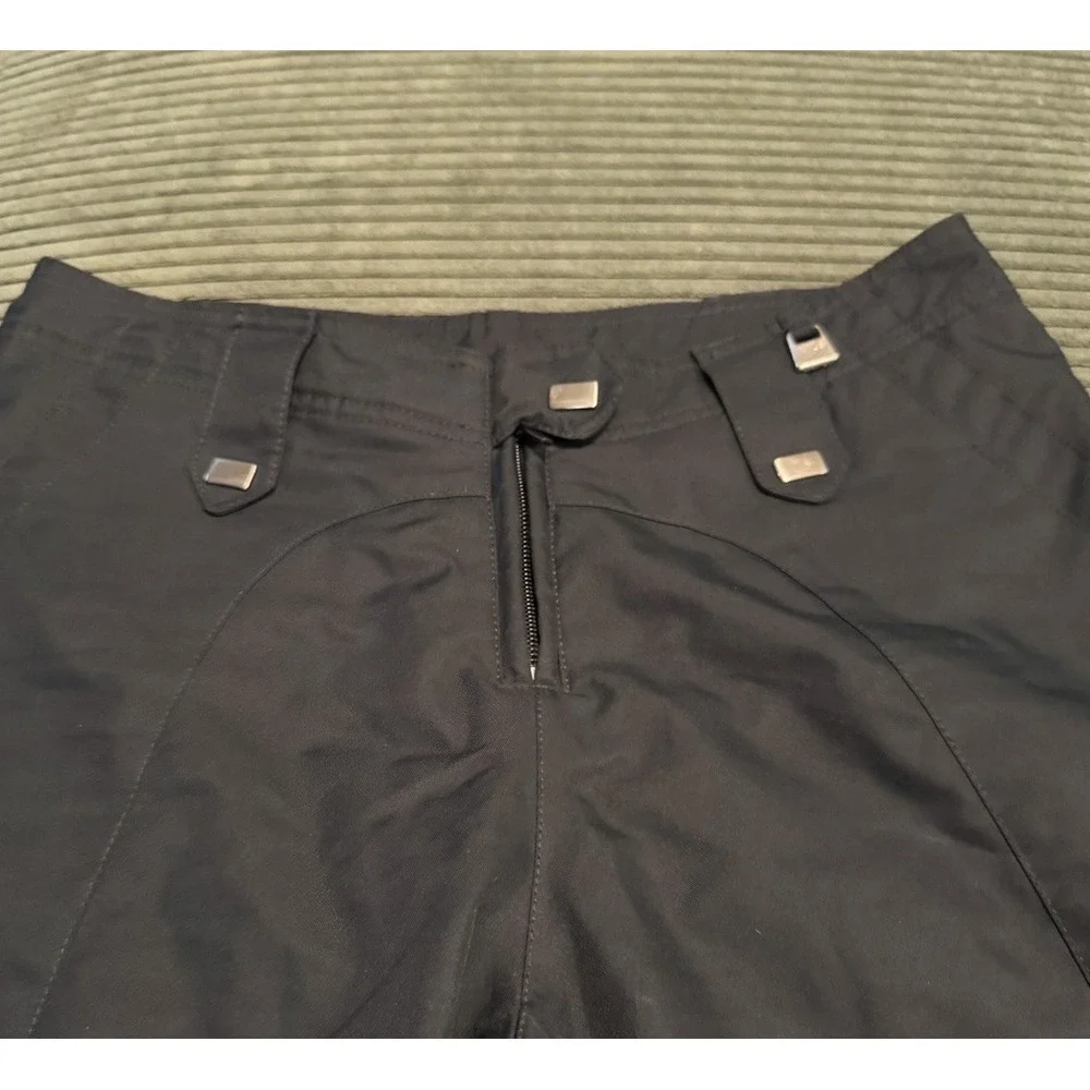 NILS Snow Pants Womens 4 Black Softshell Entrant‎ Insulated Ski Snowboard
